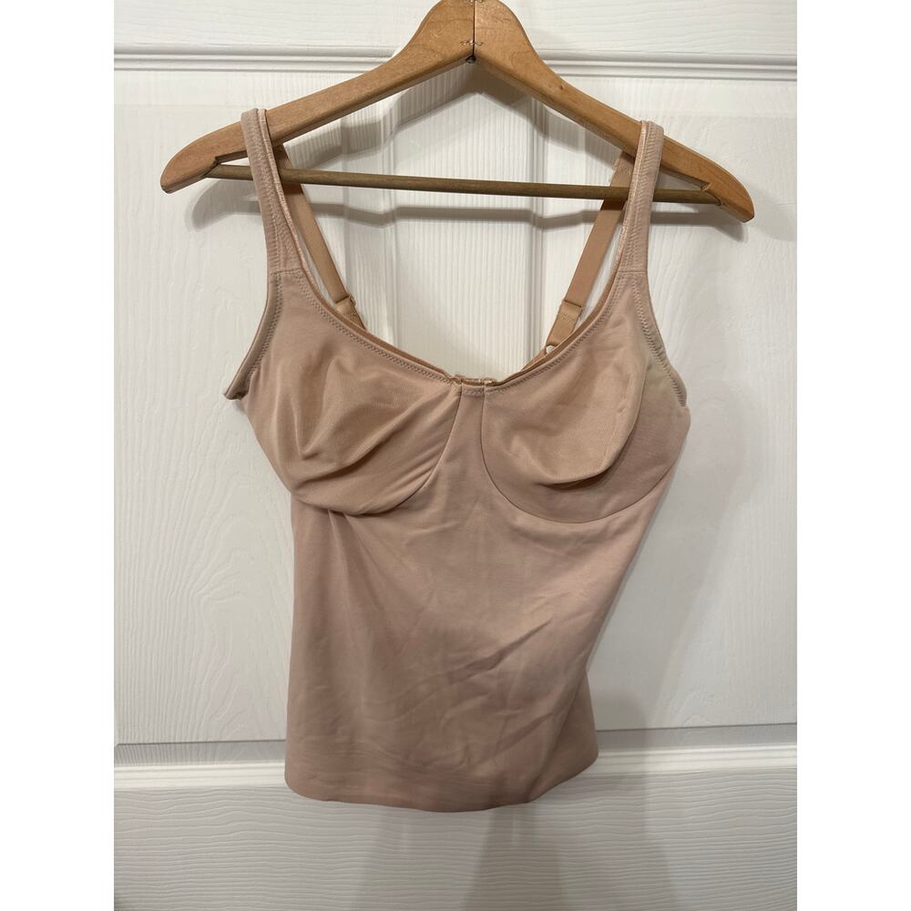 Naomi & Nicole Upper Body Shapewear Camisole Tank in Beige, 38C